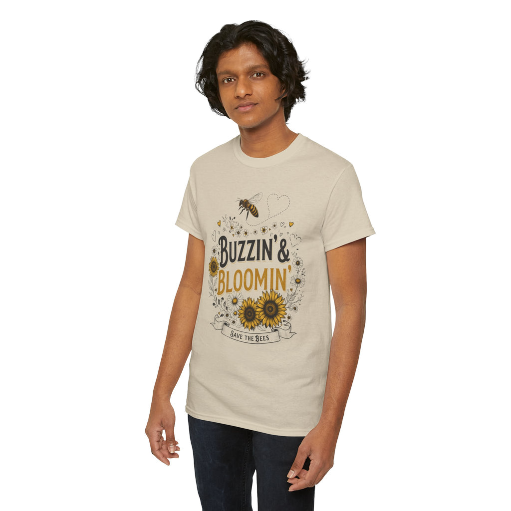 Buzzin’ & Bloomin’ Shirt – Save the Bees Garden Tee