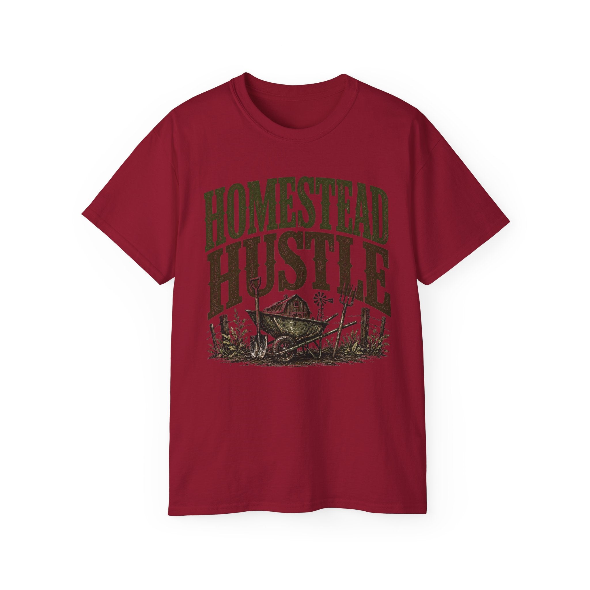 Homestead Hustle – Vintage Farm Life Graphic Tee