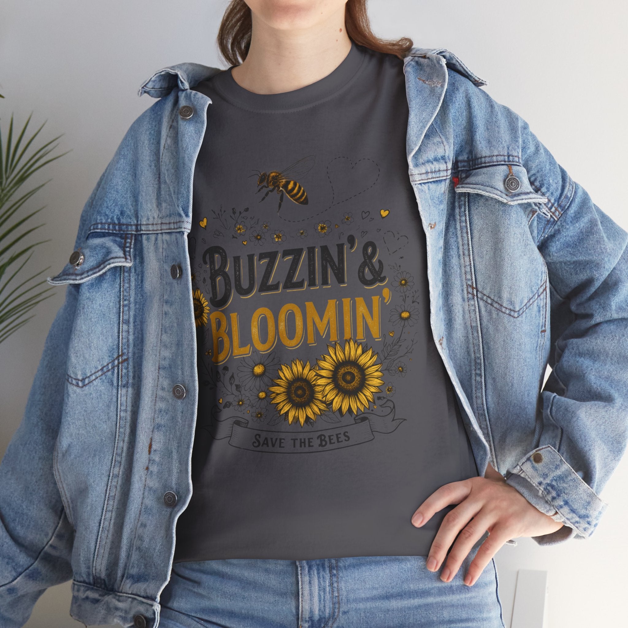 Buzzin’ & Bloomin’ Shirt – Save the Bees Garden Tee