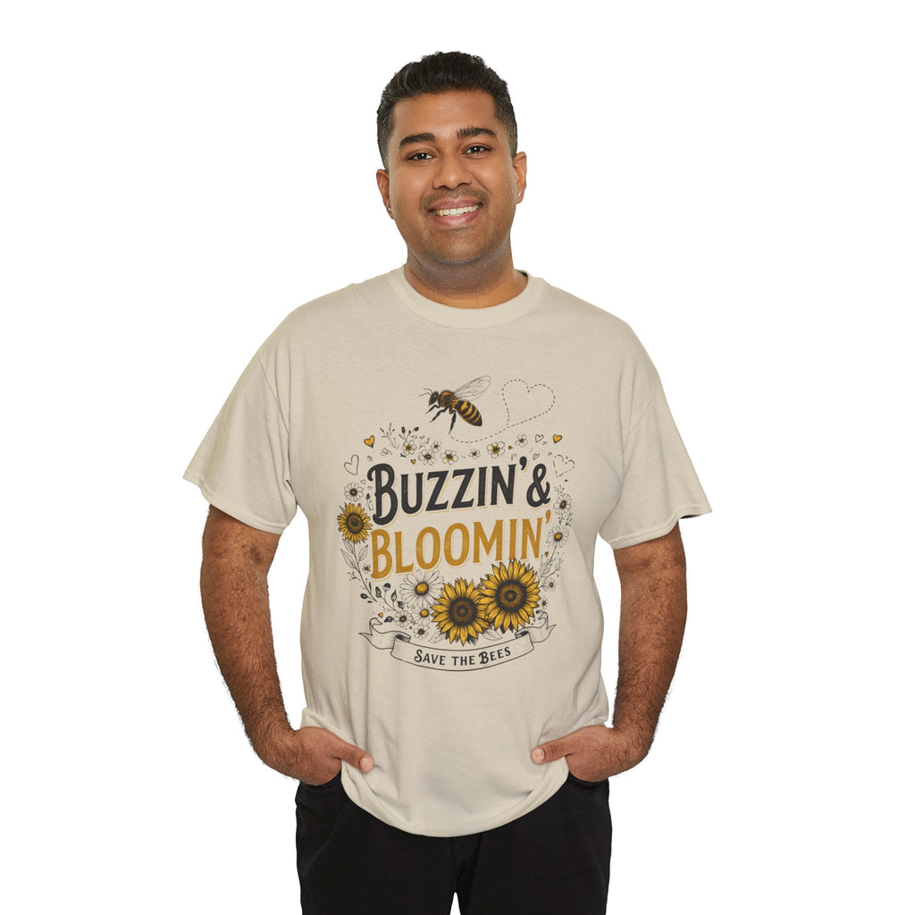 Buzzin’ & Bloomin’ Shirt – Save the Bees Garden Tee