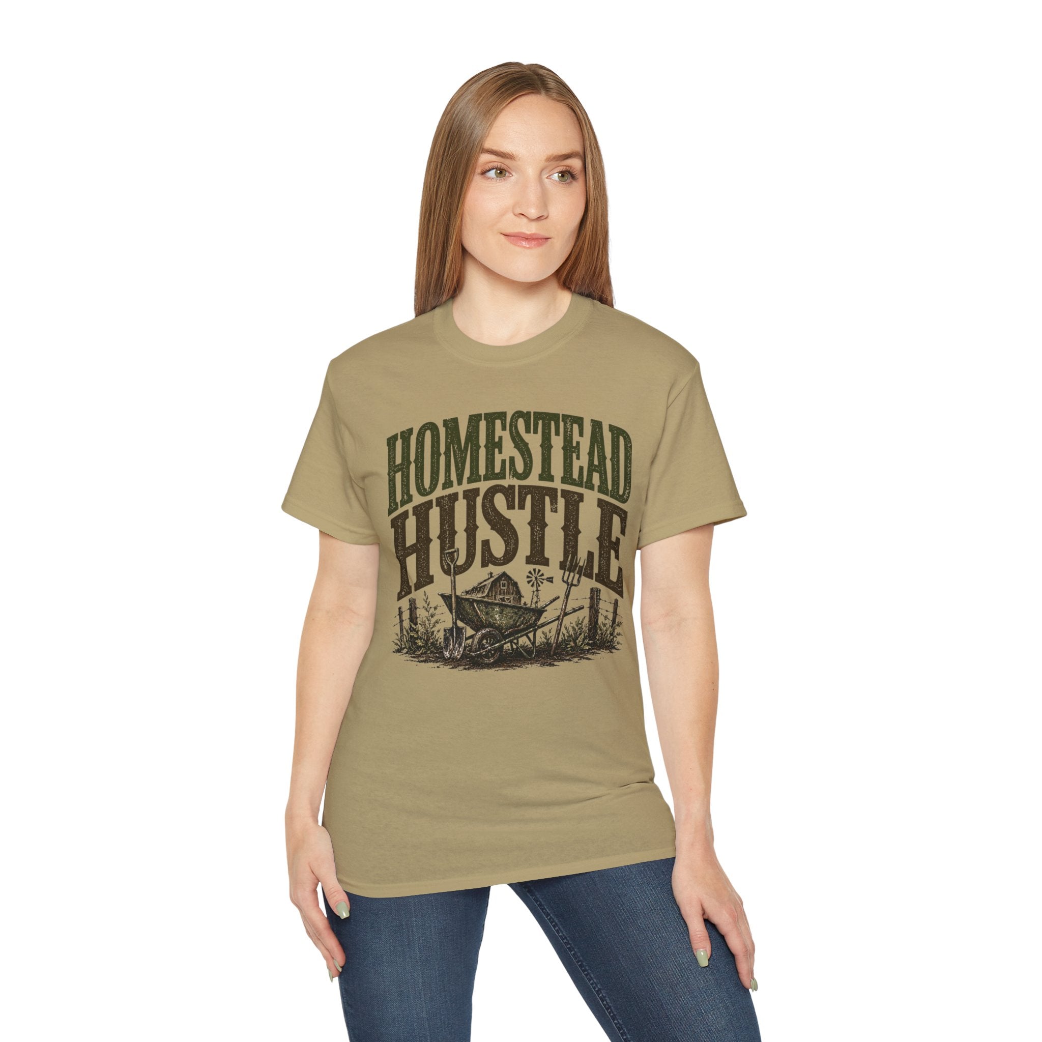 Homestead Hustle – Vintage Farm Life Graphic Tee