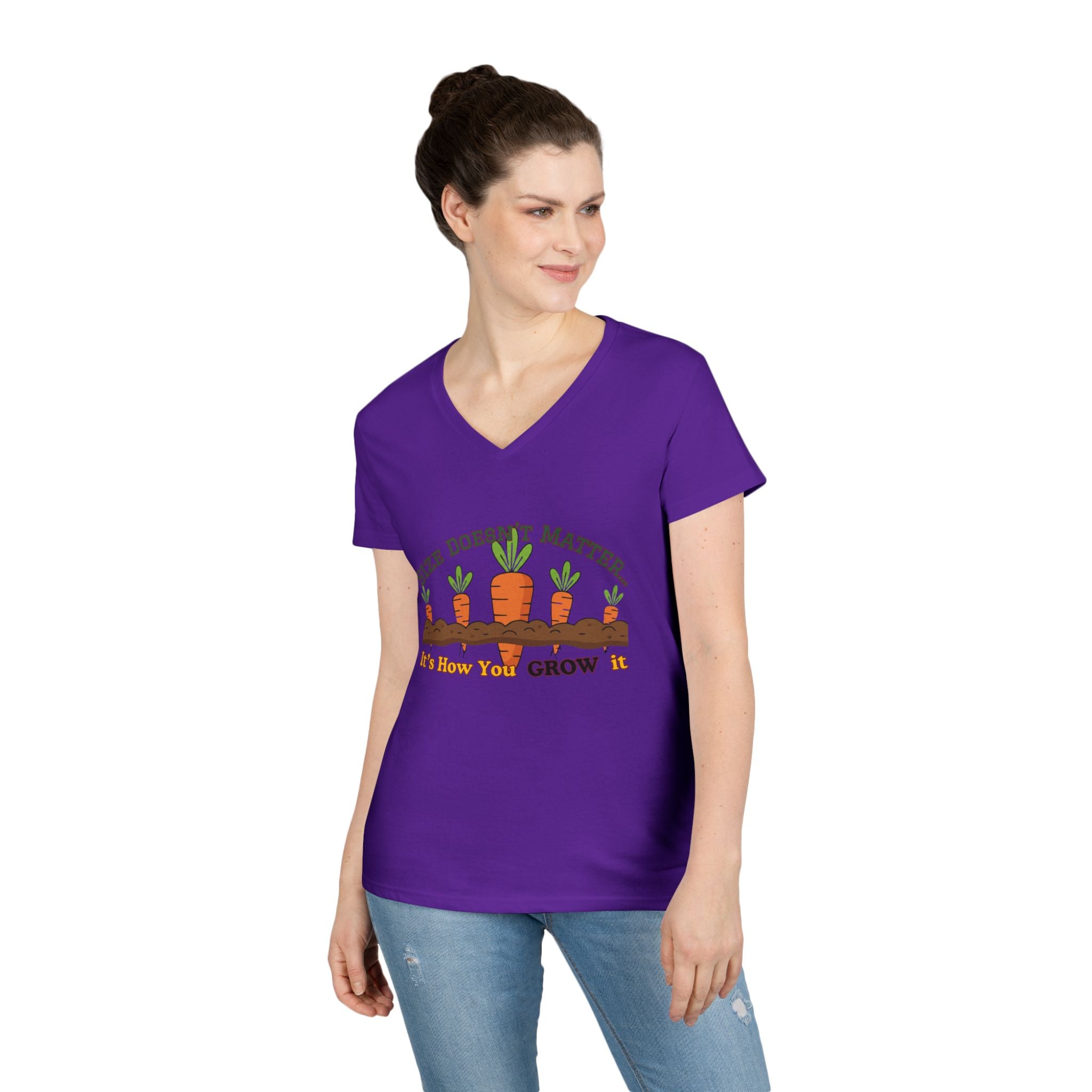 Size Doesn’t Matter It’s How You Grow It Shirt | Funny Gardening Shirt | Carrot Humor Tee | Garden Lover Gift | Talk Dirt Co