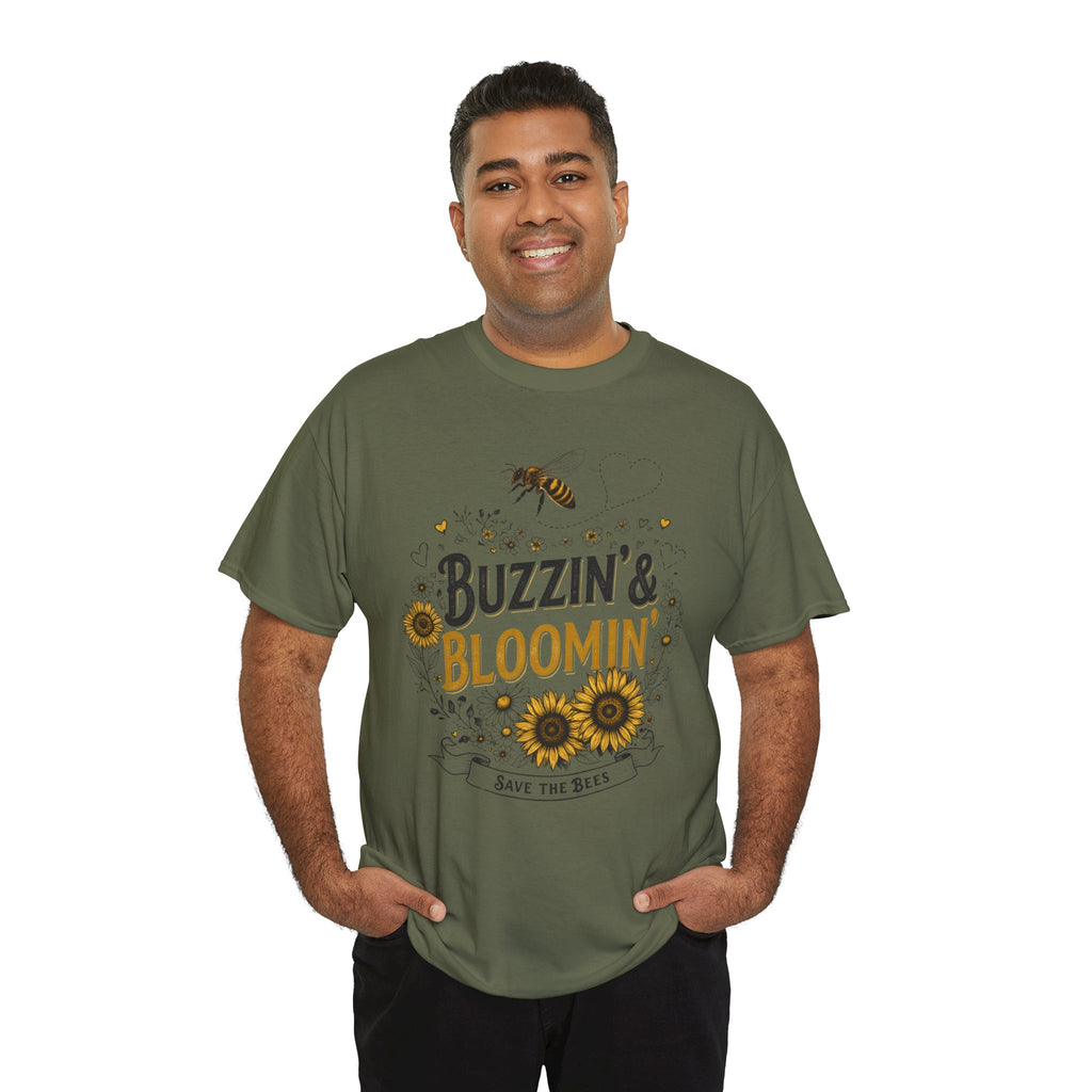 Buzzin’ & Bloomin’ Shirt – Save the Bees Garden Tee