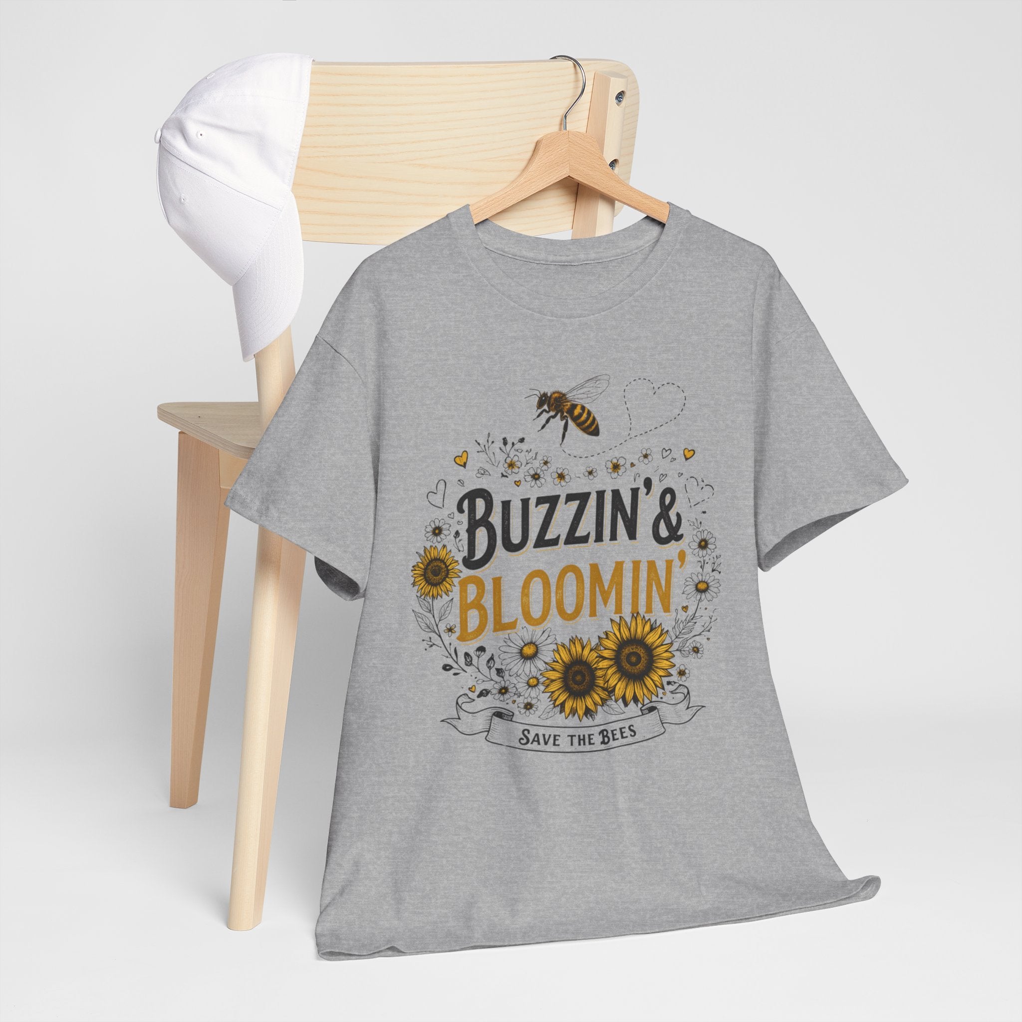 Buzzin’ & Bloomin’ Shirt – Save the Bees Garden Tee