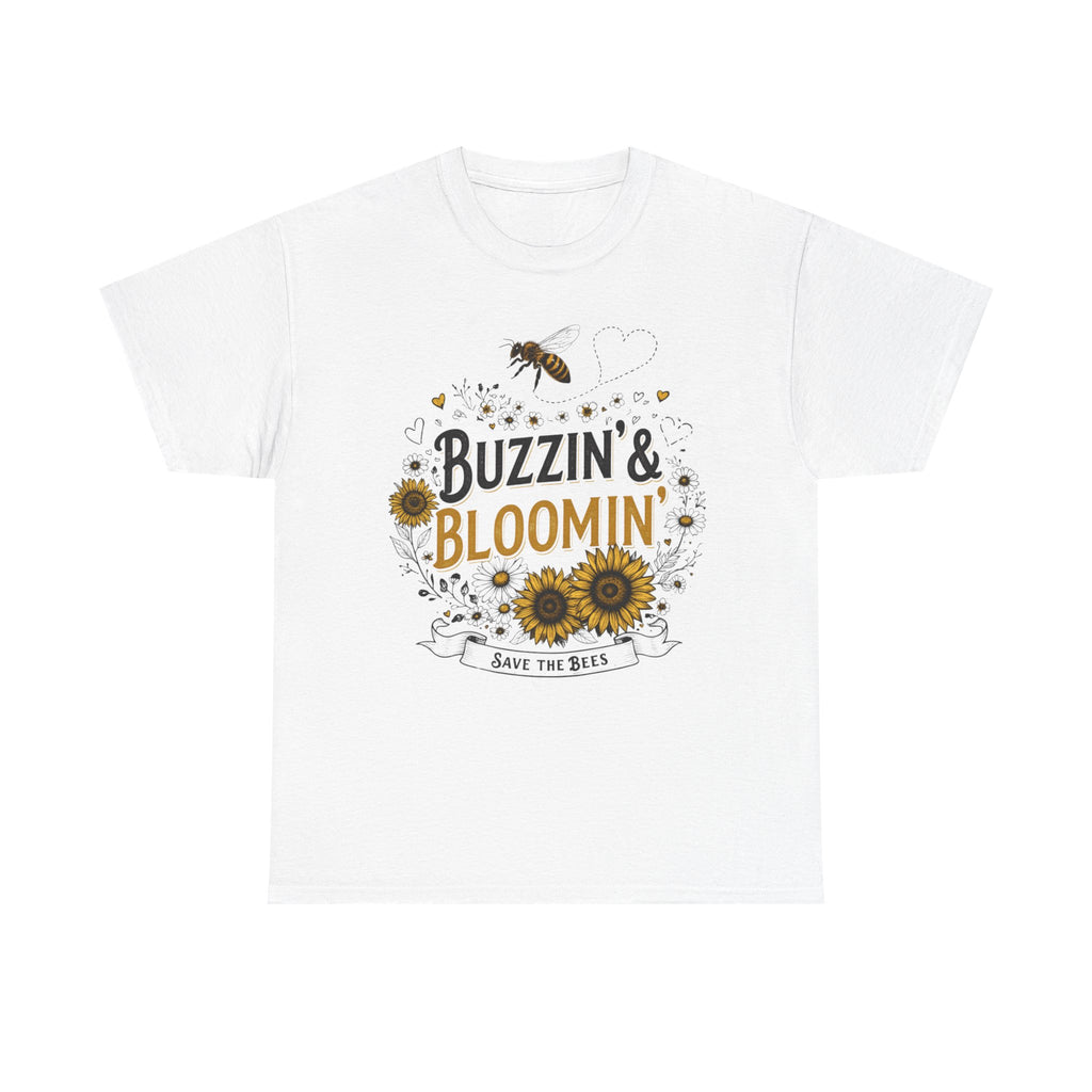 Buzzin’ & Bloomin’ Shirt – Save the Bees Garden Tee