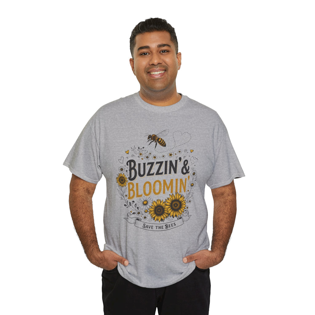 Buzzin’ & Bloomin’ Shirt – Save the Bees Garden Tee