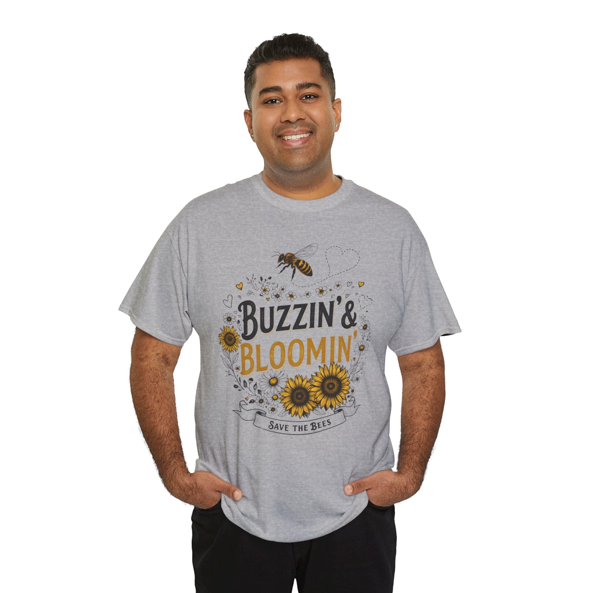 Buzzin’ & Bloomin’ Shirt – Save the Bees Garden Tee